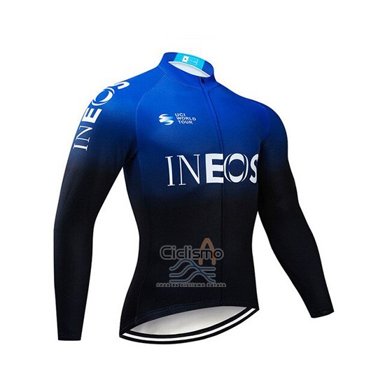 Castelli INEOS Ropa Ciclismo Culotte Largo 2019 Mangas Largas Negro Azul